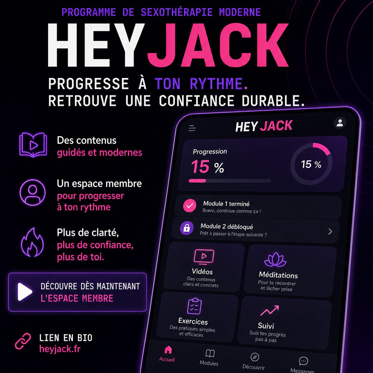 Accès mobile à l'espace membre